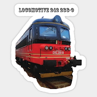 Electric Locomotive 242 288-9 Sticker